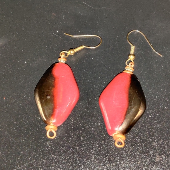 Vintage dangle earrings - Picture 1 of 2